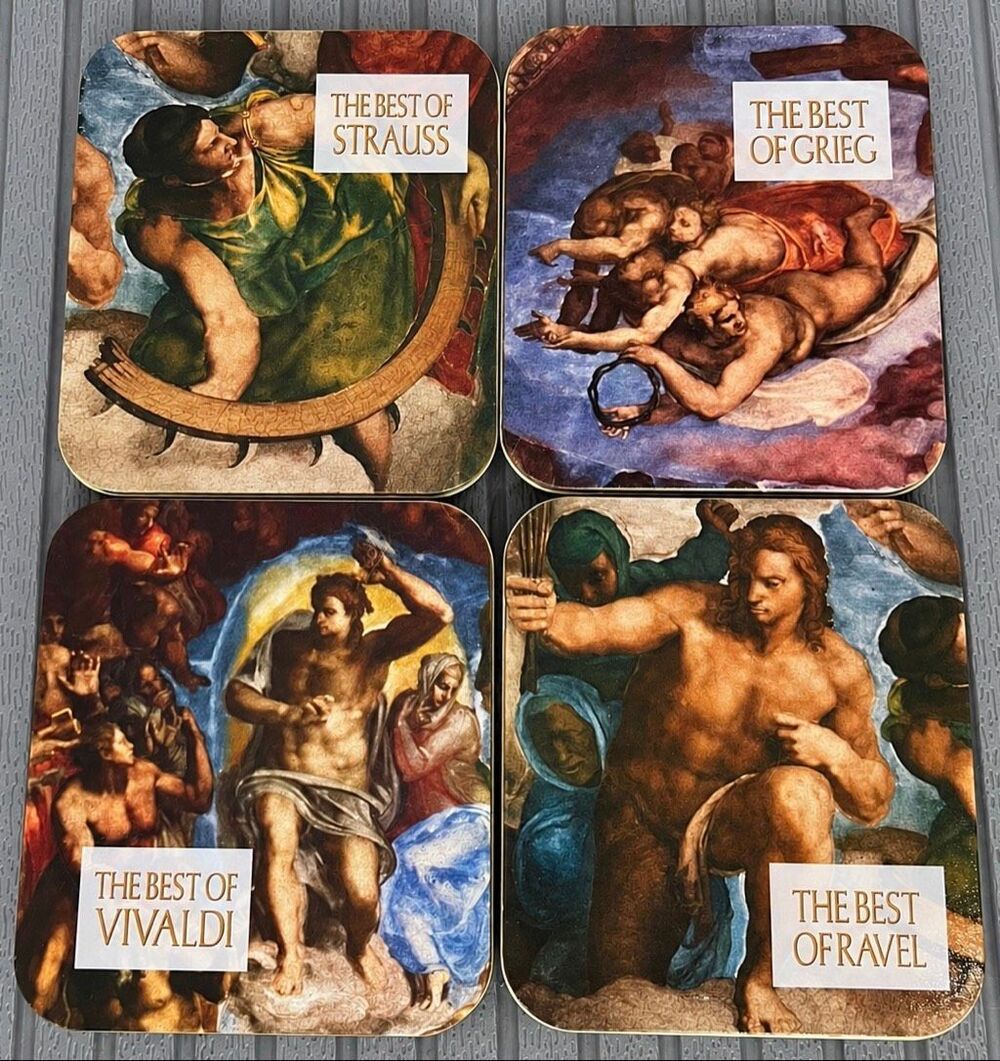 Point Classics Best Of CD Lot 4 Limited Edition Tins Vivaldi Ravel Grieg Strauss